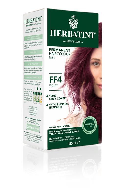 NATURE’S COLOURS - Herbatint Permanent Colour - FF4 Violet | One Life Health
