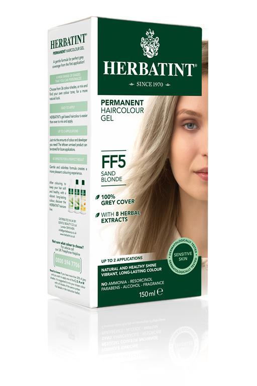 NATURE’S COLOURS - Herbatint Permanent Colour - FF5 Sand Blonde | One Life Health