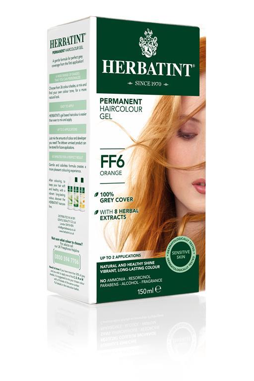 NATURE’S COLOURS - Herbatint Permanent Colour - FF6 Orange | One Life Health
