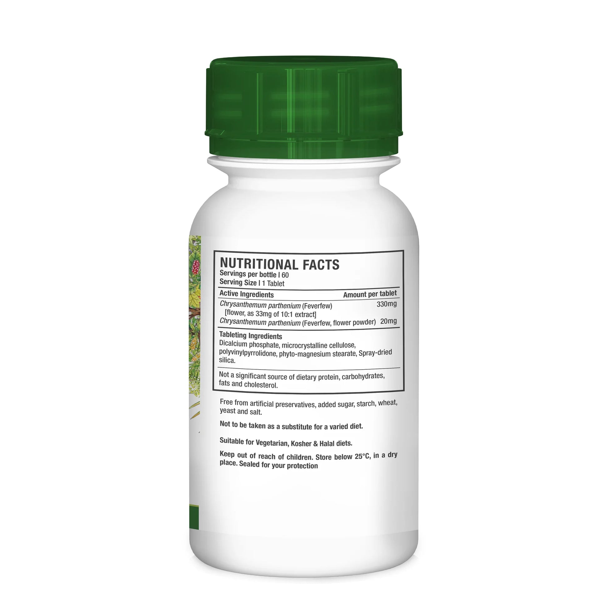 NUTRIHERB - Feverfew 60 Tablets | One Life Health