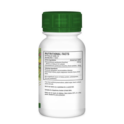 NUTRIHERB - Feverfew 60 Tablets | One Life Health
