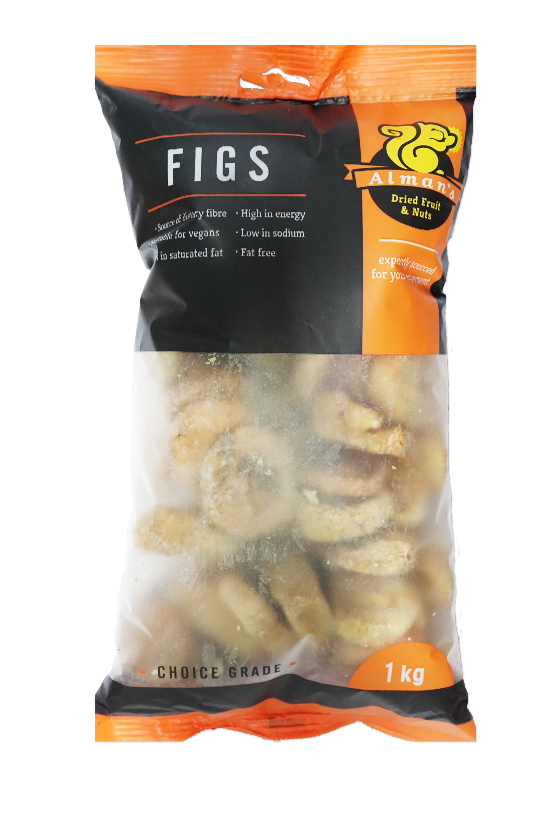 ALMANS - Dried Figs - 1kg | One Life Health