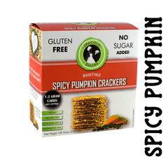 GRACIOUS BAKERS - Banting Cracker Spicy Pumpkin - 100g