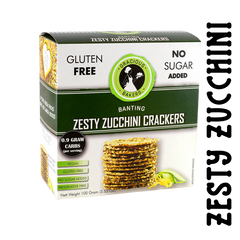GRACIOUS BAKERS - Banting Cracker Zesty Zucchini - 100g
