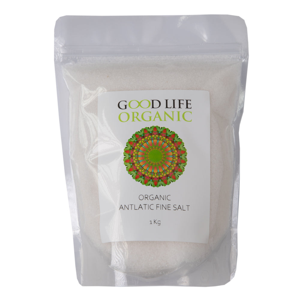 GOOD LIFE ORGANIC  - Atlantic Sea Salt Fine – 1Kg | One Life Health