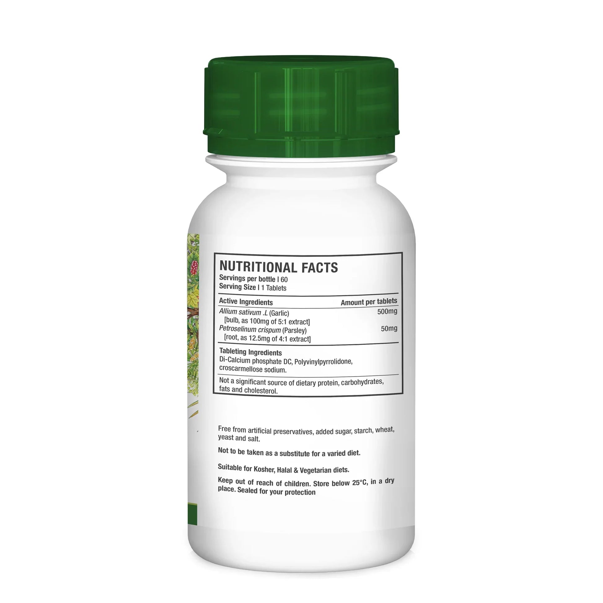 NUTRIHERB - Garlic & Parsley 60 Tablets | One Life Health