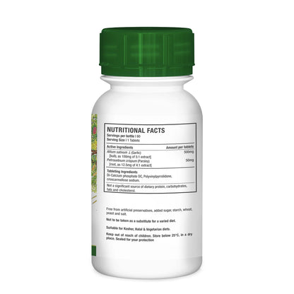 NUTRIHERB - Garlic & Parsley 60 Tablets | One Life Health