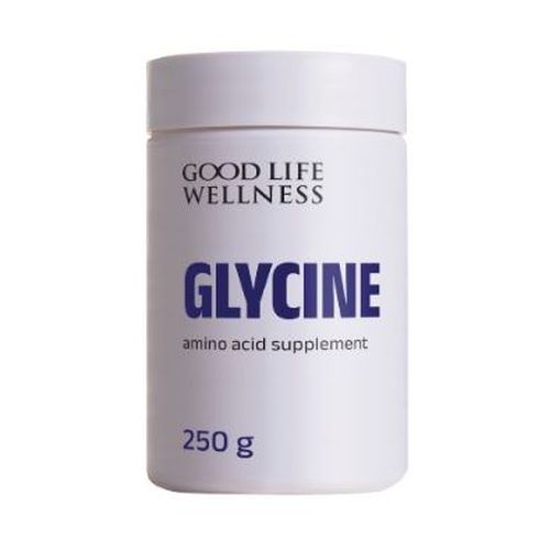Good Life Wellness Glycine 250g amino acid powder tub by Verhaki Nutrition