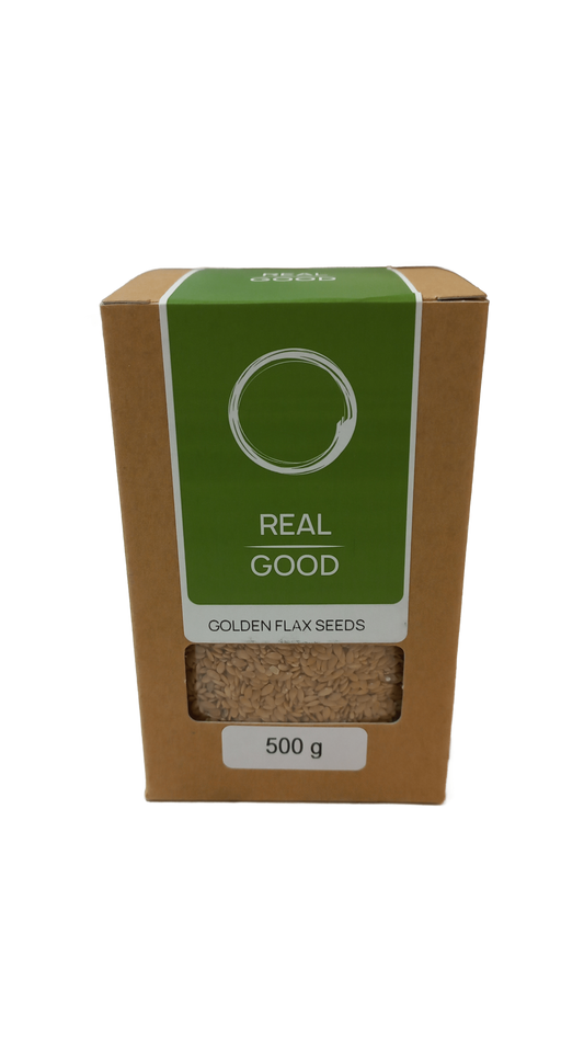 REAL GOOD - Golden Flax Seeds - 500g | One Life Health