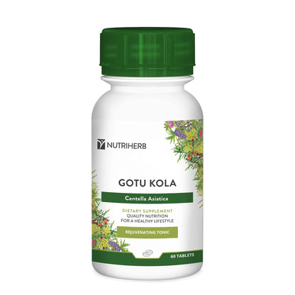 NUTRIHERB - Gotu Kola-Centella 60 Tablets | One Life Health