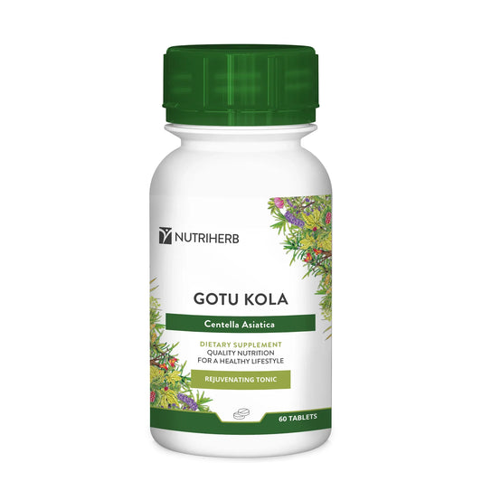 NUTRIHERB - Gotu Kola-Centella 60 Tablets | One Life Health