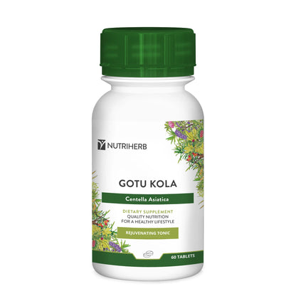 NUTRIHERB - Gotu Kola-Centella 60 Tablets | One Life Health