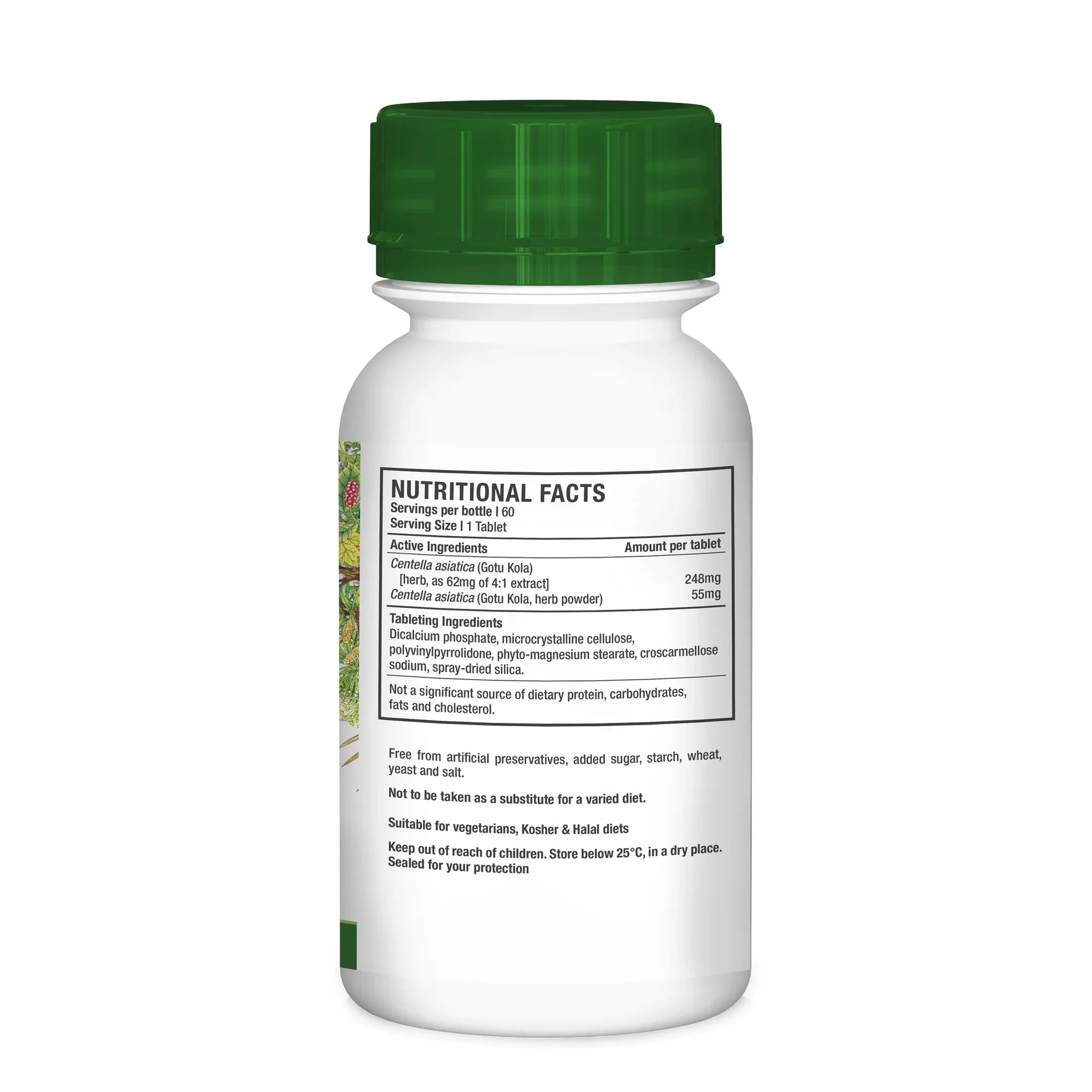 NUTRIHERB - Gotu Kola-Centella 60 Tablets | One Life Health