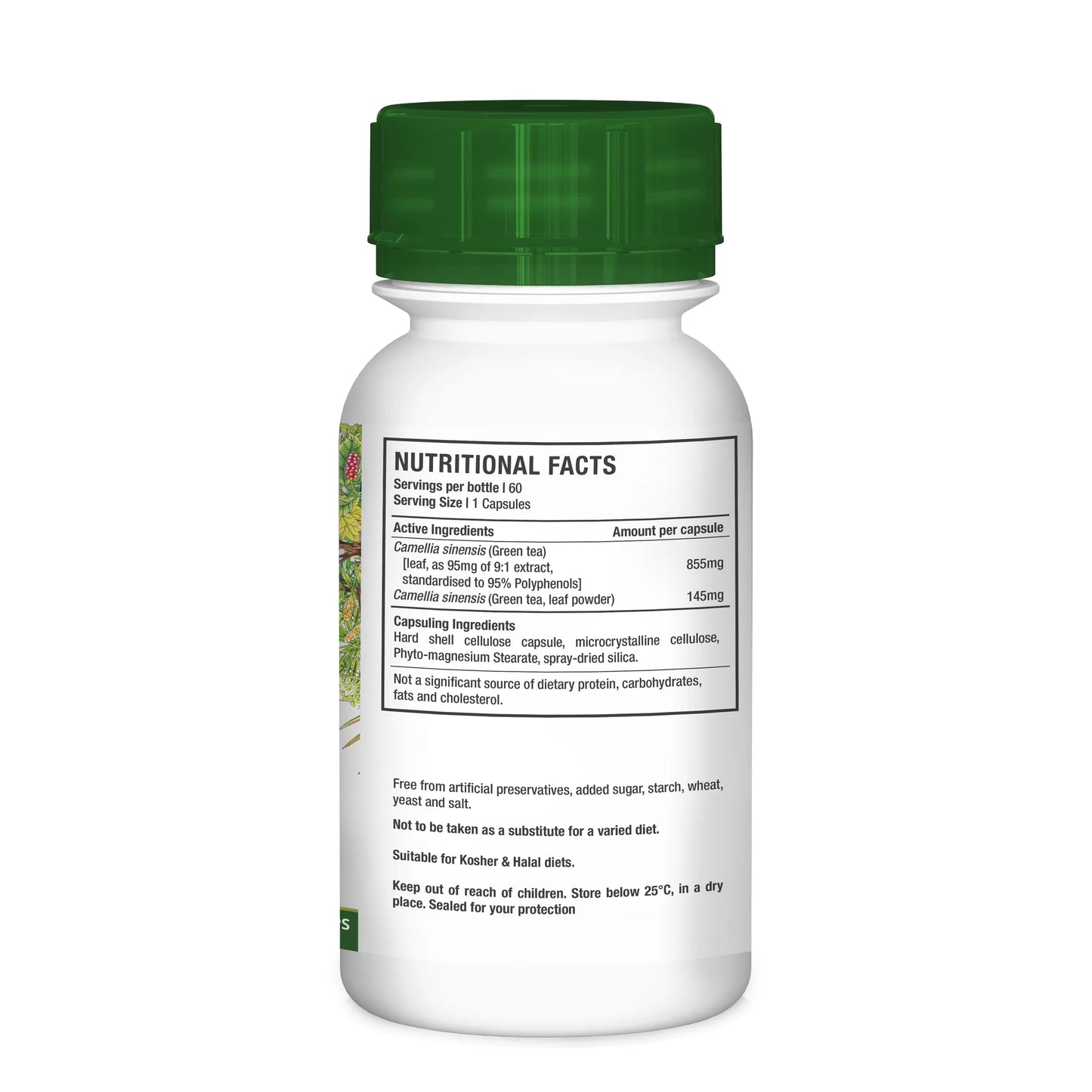 NUTRIHERB - Green Tea 60 Capsules | One Life Health