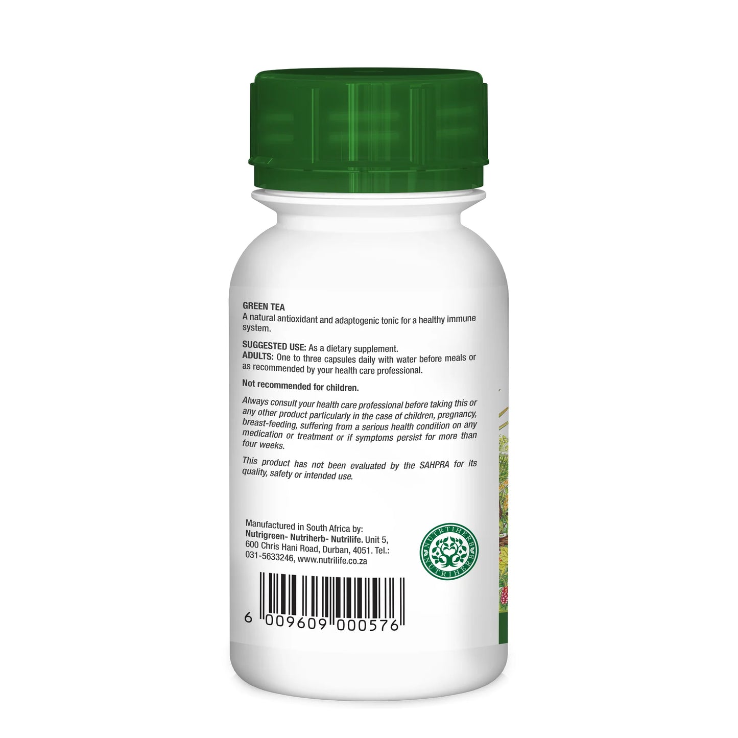 NUTRIHERB - Green Tea 60 Capsules | One Life Health