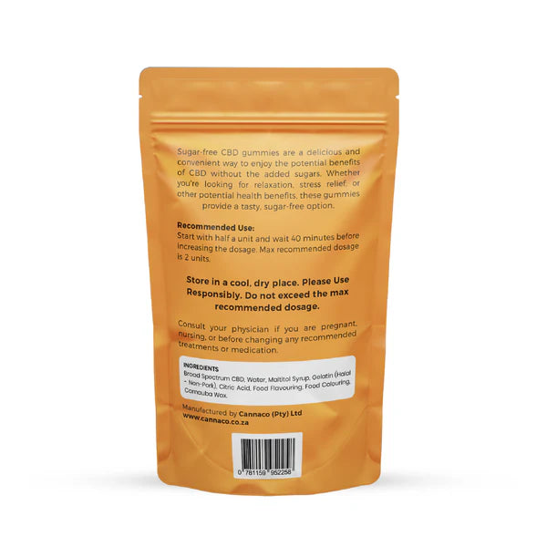 CANNACO - CBD Sugar Free Gummies