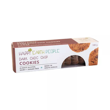 HAPPY EARTH PEOPLE - Dark Choc Chip Cookies - 180g | One Life Health