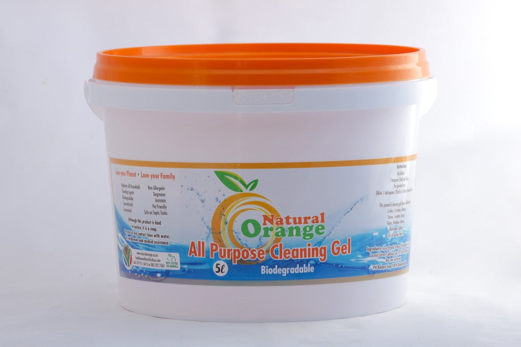 NATURAL ORANGE - Miracle Cleaning Gel - 5 Litre | One Life Health