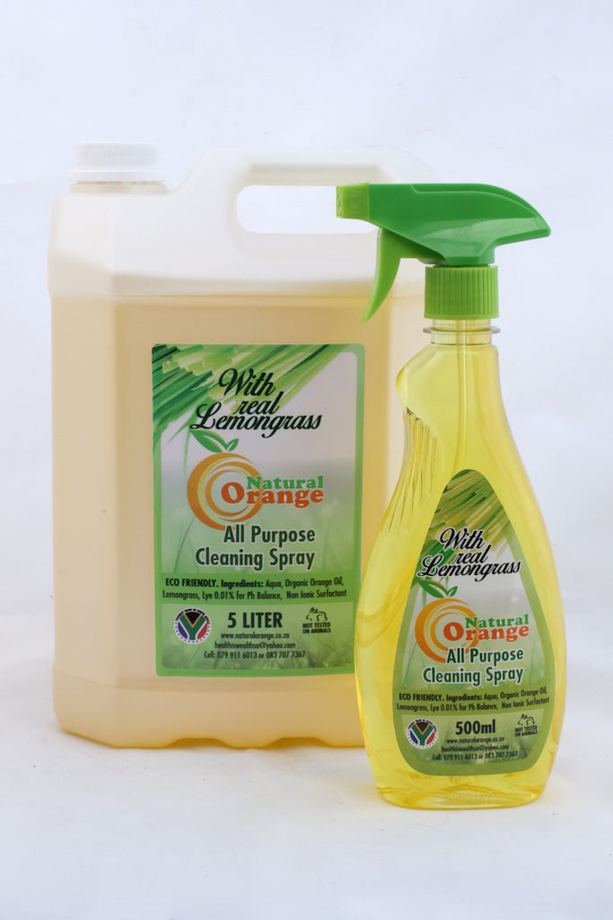 NATURAL ORANGE - All Purpose Cleaning Spray - 5 Litre | One Life Health