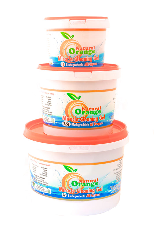 NATURAL ORANGE - Miracle Cleaning Gel - 2.5 Litre | One Life Health