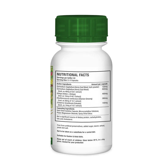 NUTRIHERB - Horny Goat Weed 60 Capsules | One Life Health