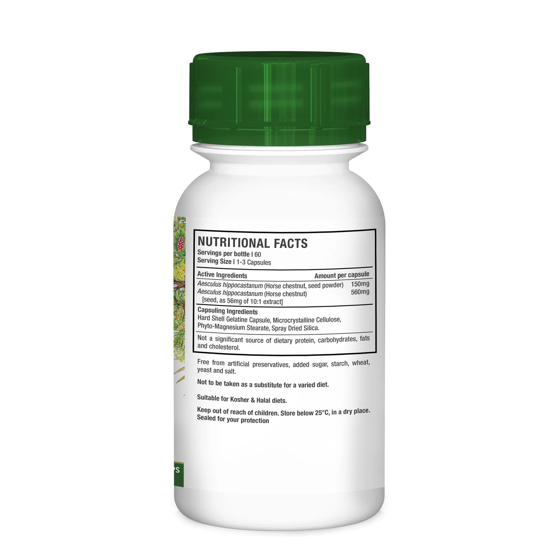NUTRIHERB - Horse Chestnut 60 Capsules | One Life Health
