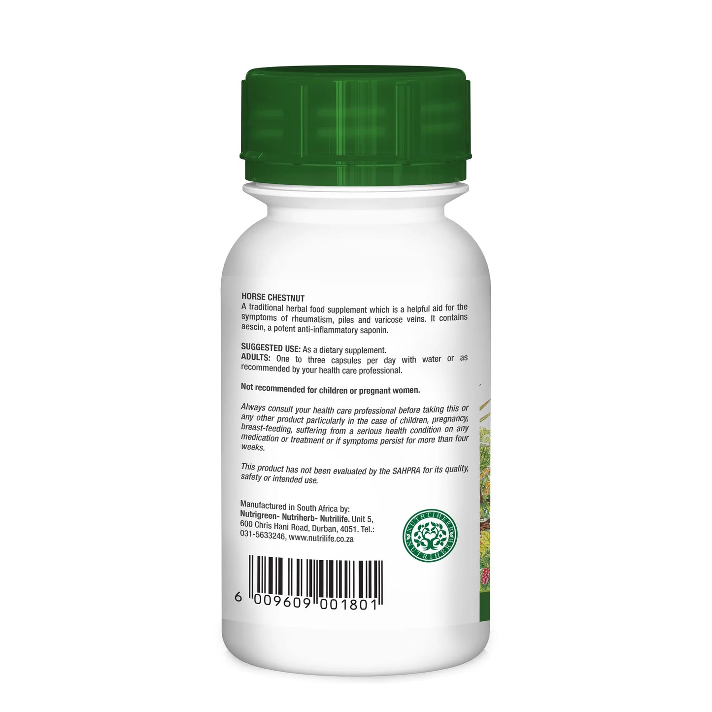 NUTRIHERB - Horse Chestnut 60 Capsules | One Life Health