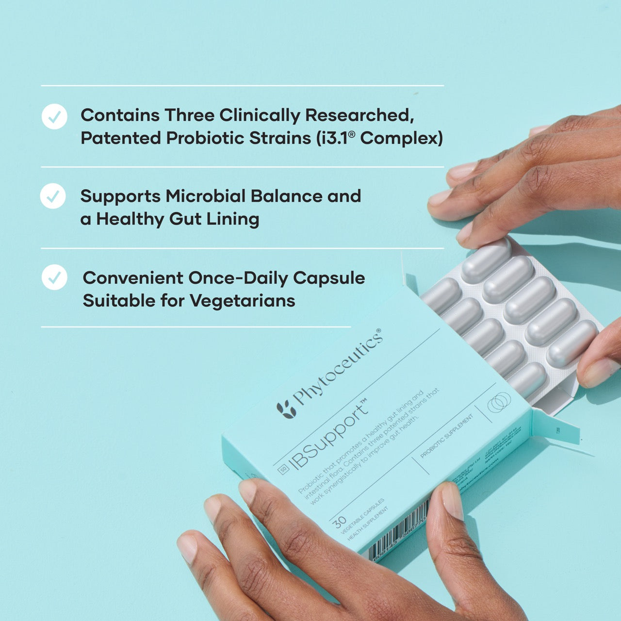 PHYTOCEUTICS - IBSupport™ - 30 Veg Capsules