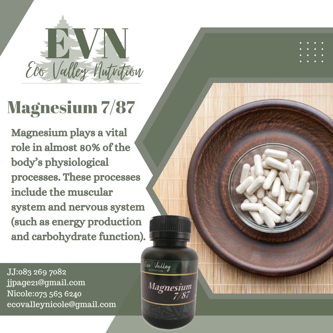 ECO VALLEY NUTRITION - Magnesium 7/87 - 60 Capsules | One Life Health