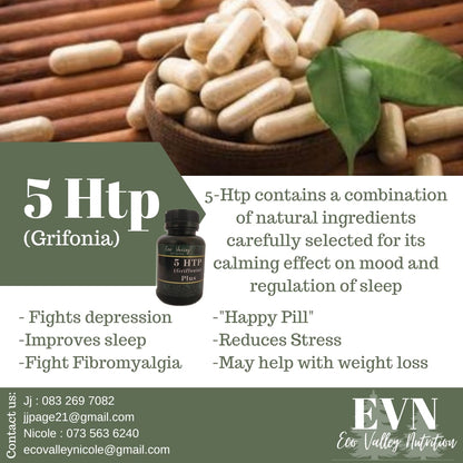 ECO VALLEY NUTRITION - 5HTP - 60 Capsules | One Life Health