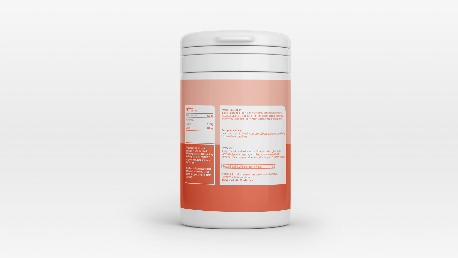 VIVID HEALTH - IMMUNE - Buffered C 90 Capsules | One Life Health