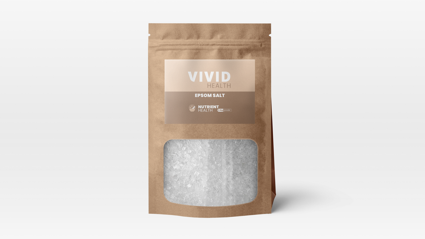 VIVID HEALTH - VIVID NOURISHMENT - Epsom Salt 2.5kg | One Life Health