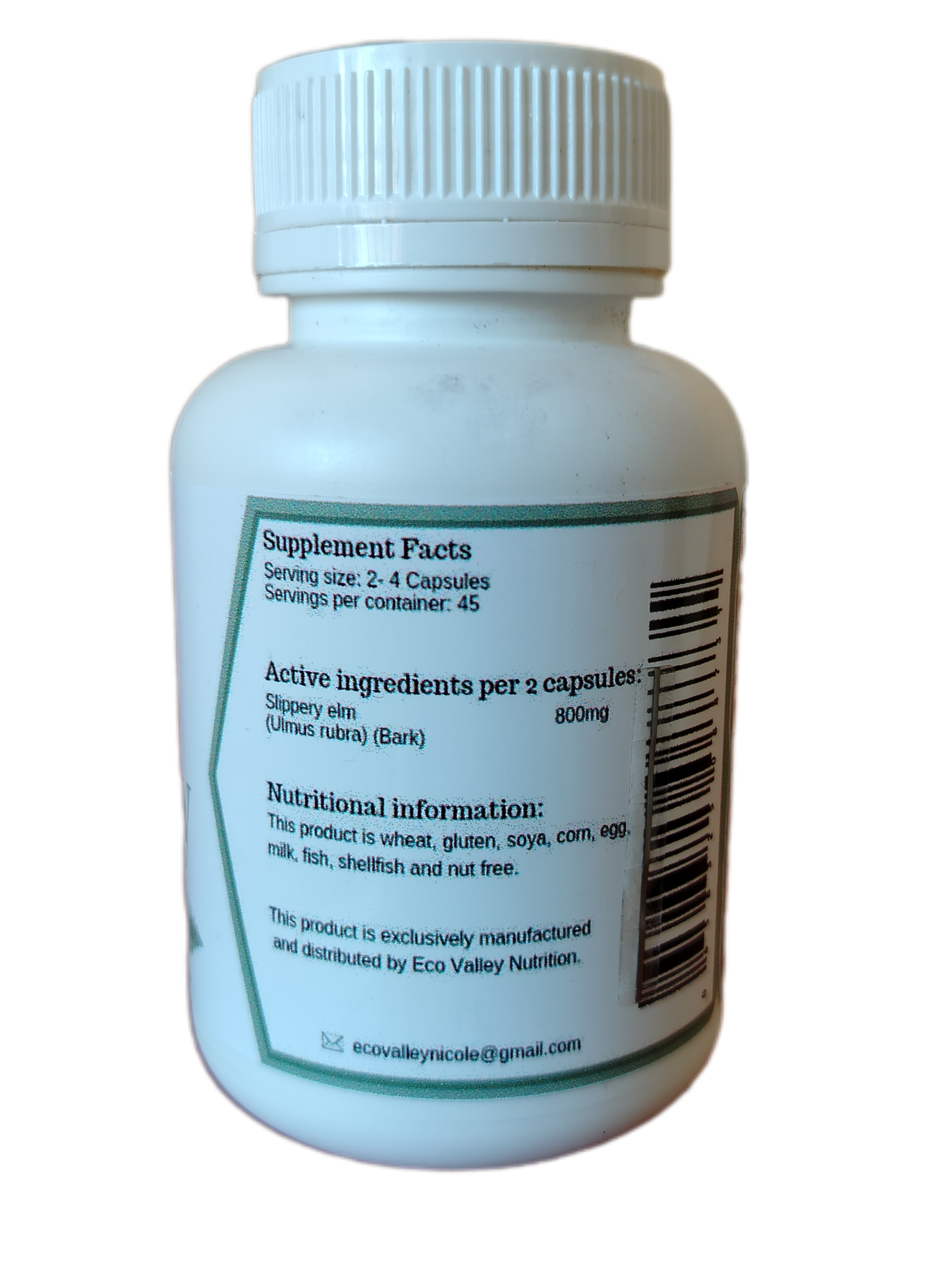 ECO VALLEY NUTRITION - Slippery Elm - 90 Capsules | One Life Health