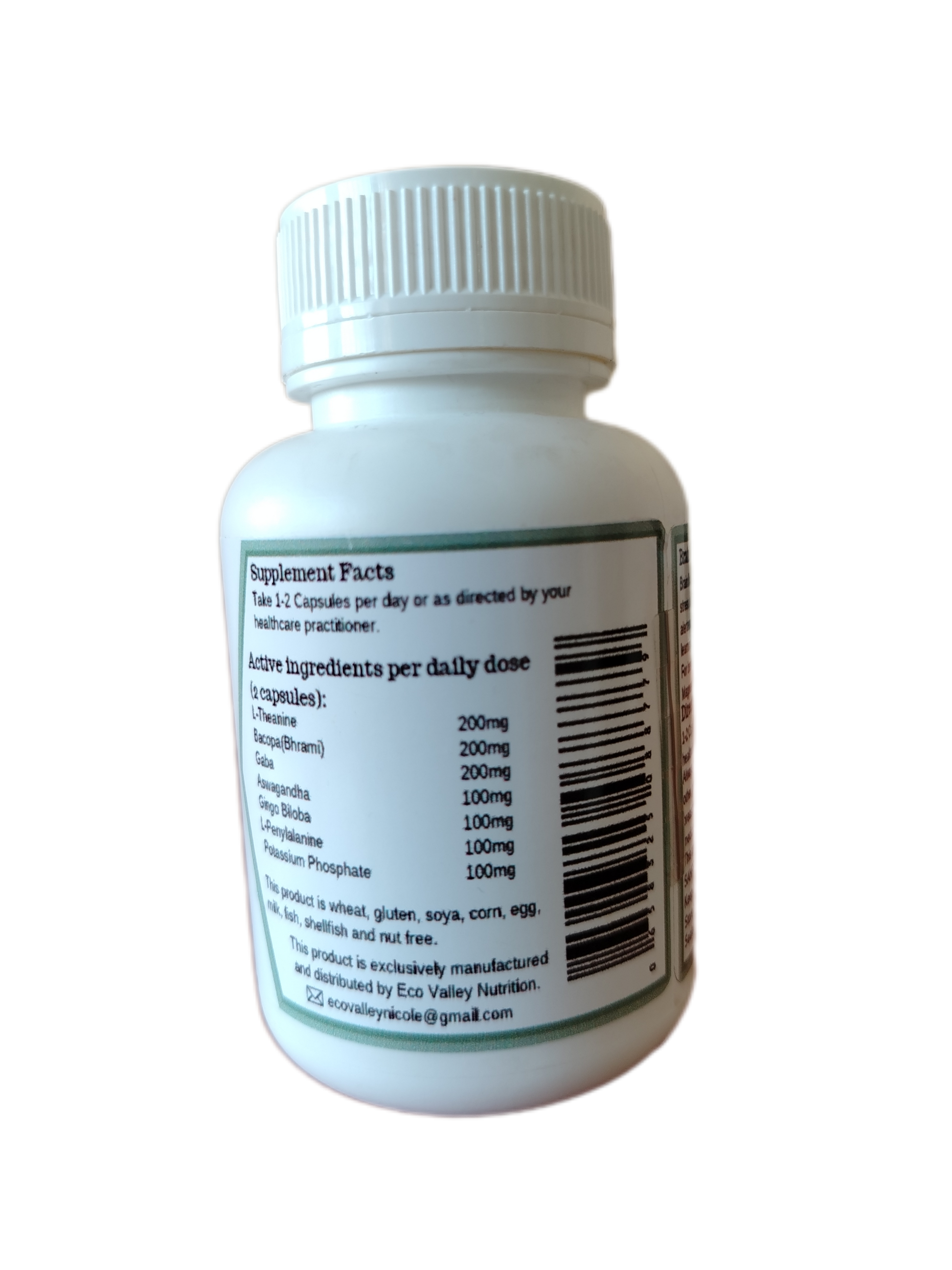 ECO VALLEY NUTRITION - Brain Booster - 60 Capsules | One Life Health