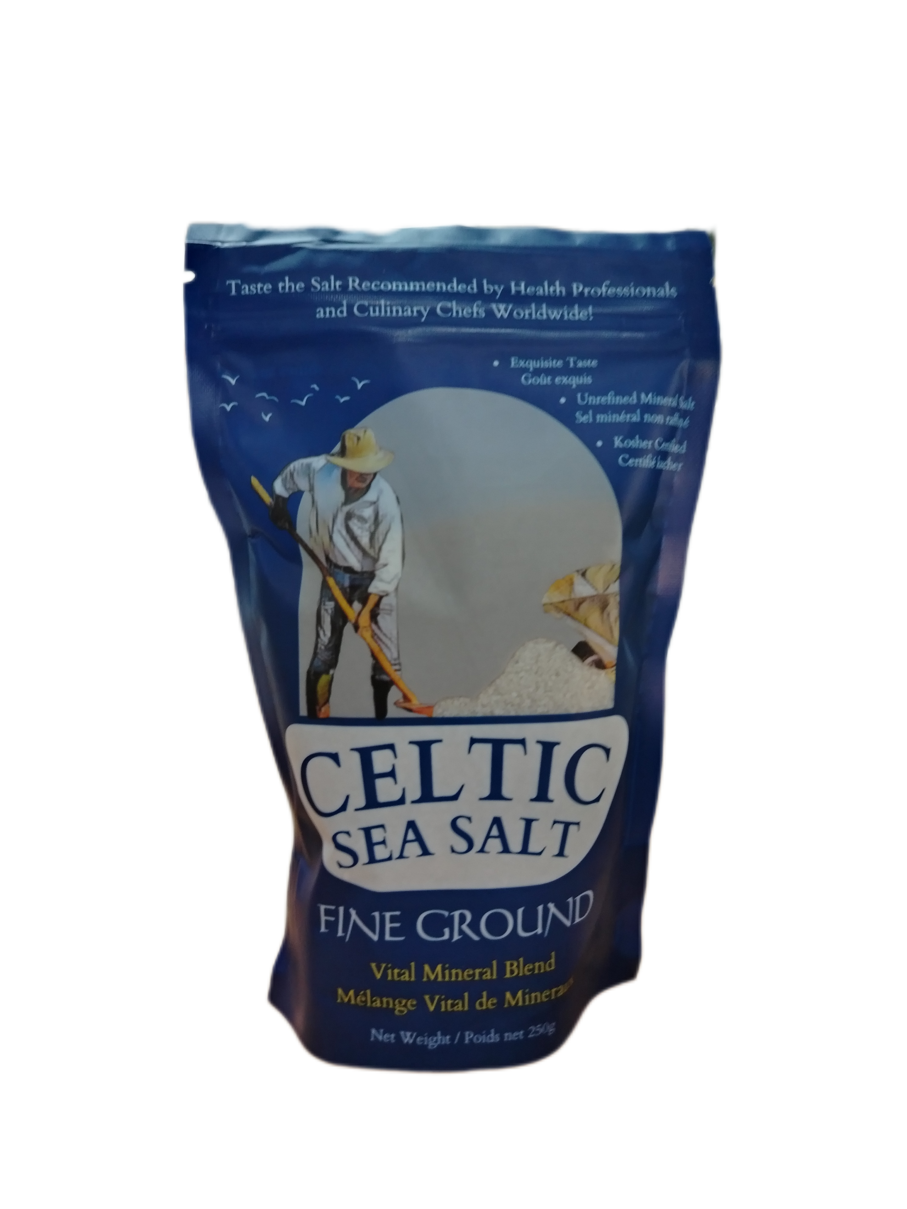 INVINCIBLE LIVING - Celtic Salt Fine Ground - 250g | One Life Health