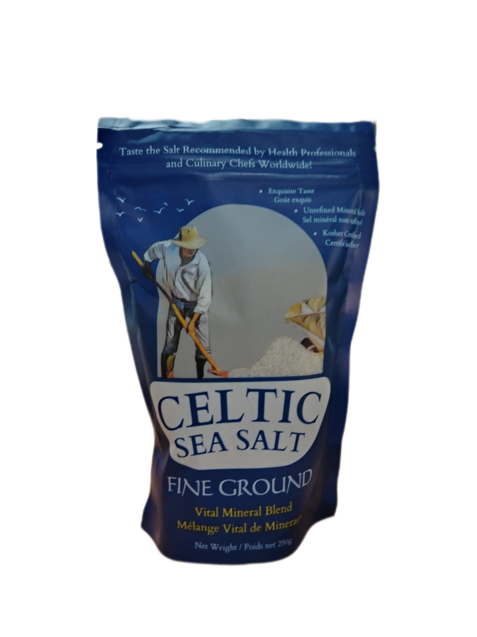 INVINCIBLE LIVING - Celtic Salt Fine Ground - 250g | One Life Health