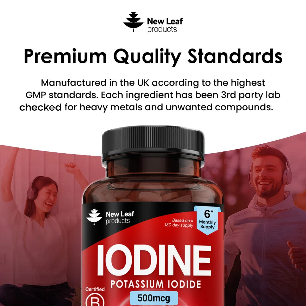 NEW LEAF - Iodine - 180 Tablets