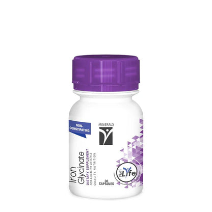 NUTRILIFE - Iron Glycinate - 30 Capsules | One Life Health