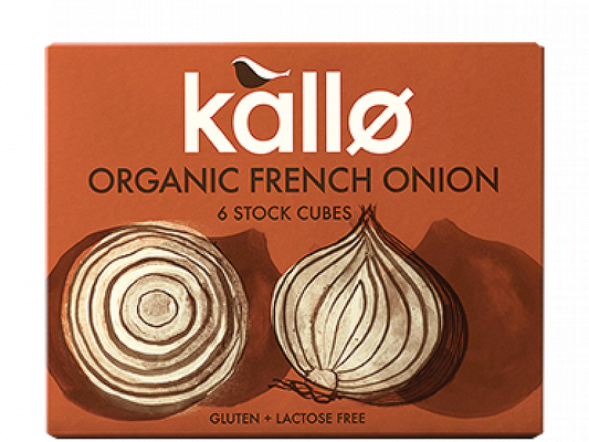 KALLO - Organic French Onion – 6 Cubes 66g | One Life Health