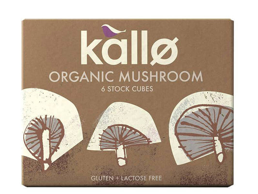 KALLO - Organic Mushroom – 6 Cubes 66g | One Life Health