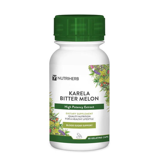 NUTRIHERB - Karela-Bitter Melon 60 Capsules | One Life Health