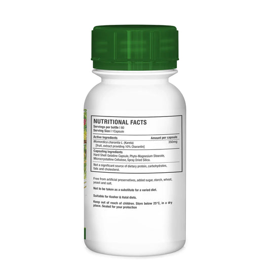 NUTRIHERB - Karela-Bitter Melon 60 Capsules | One Life Health
