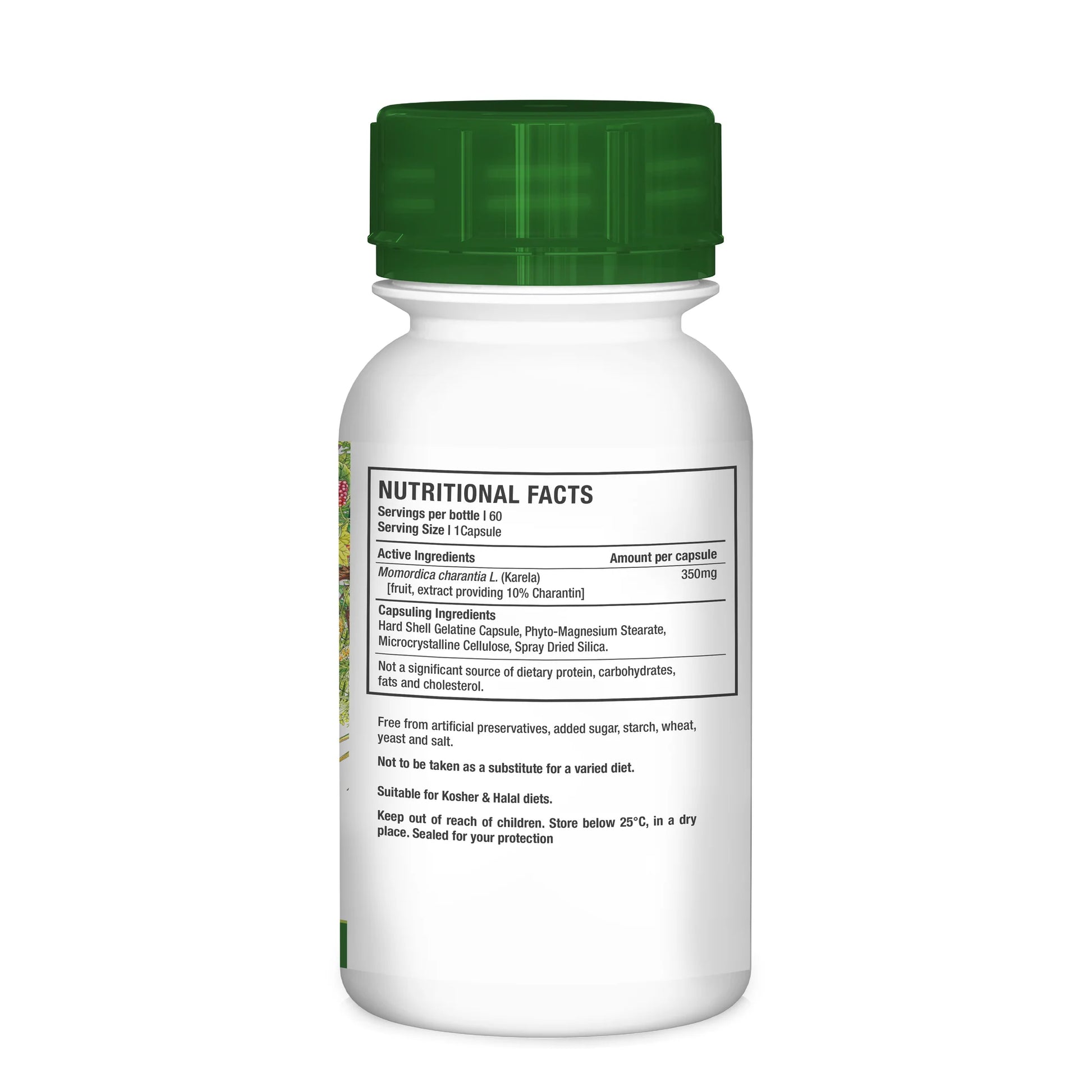 NUTRIHERB - Karela-Bitter Melon 60 Capsules | One Life Health