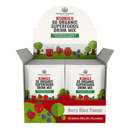 NATURE'S NUTRITION - Kiddies Superfoods Drink Mix Berry Blast Sachets | One Life Health