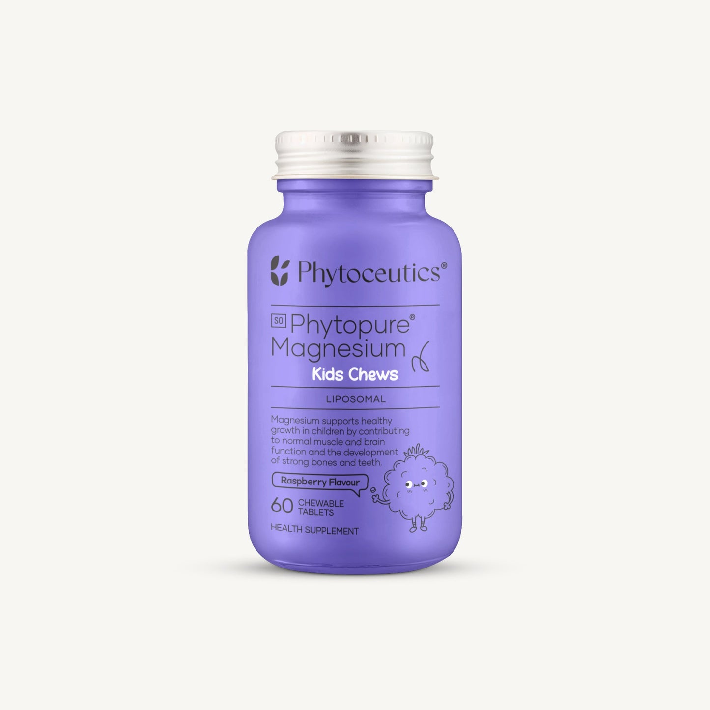 PHYTOCEUTICS - Phytopure® Magnesium Kids Chews - 60 Chewable Tablets