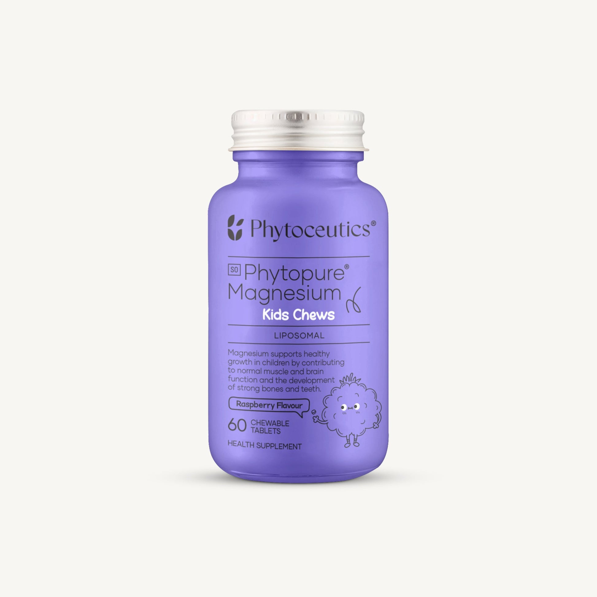 PHYTOCEUTICS - Phytopure® Magnesium Kids Chews - 60 Chewable Tablets