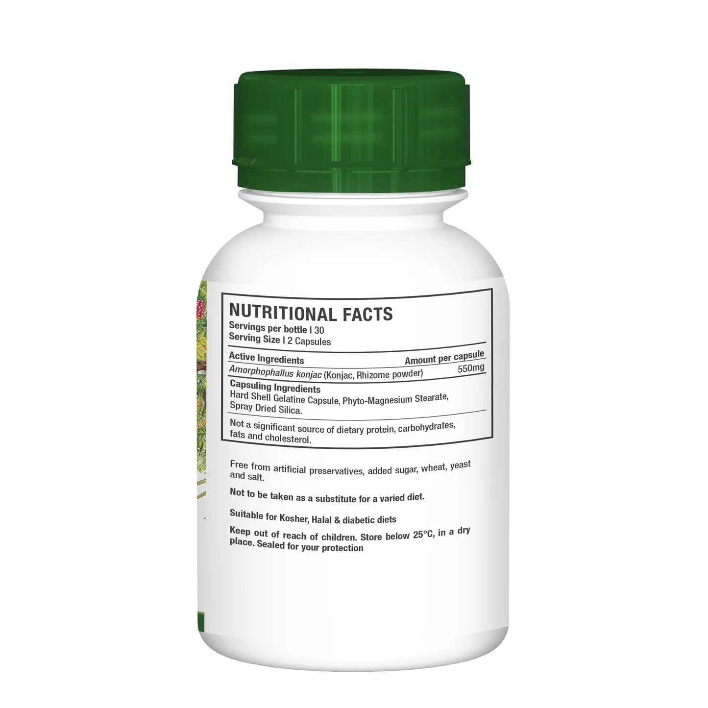 NUTRIHERB - Konjac Glucomannan 90 Capsules | One Life Health