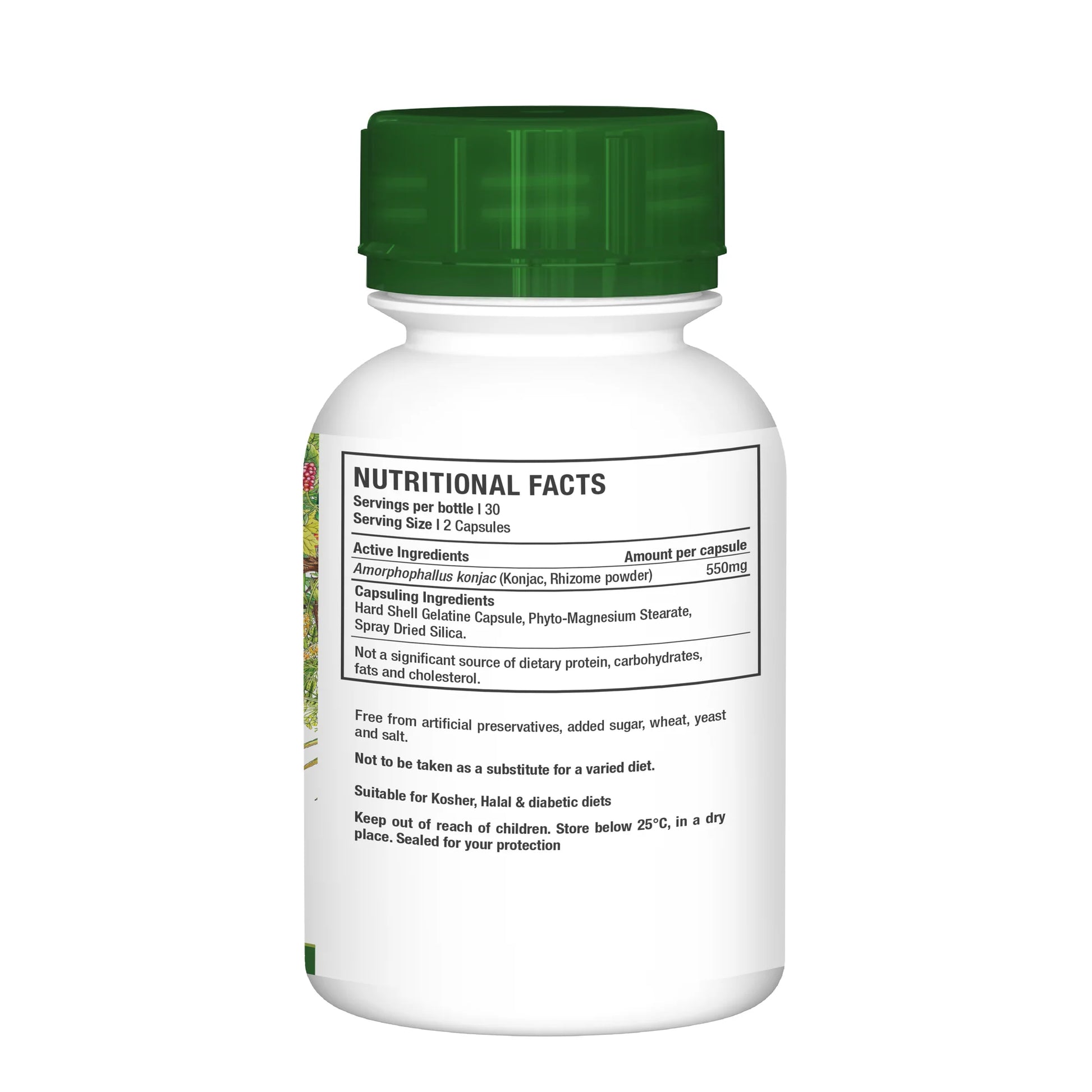 NUTRIHERB - Konjac Glucomannan 90 Capsules | One Life Health