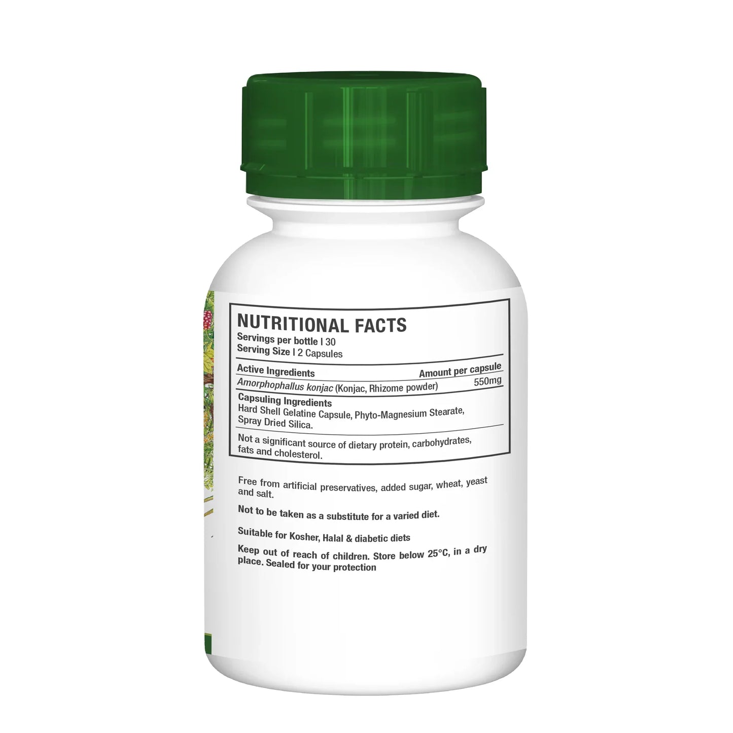 NUTRIHERB - Konjac Glucomannan 90 Capsules | One Life Health