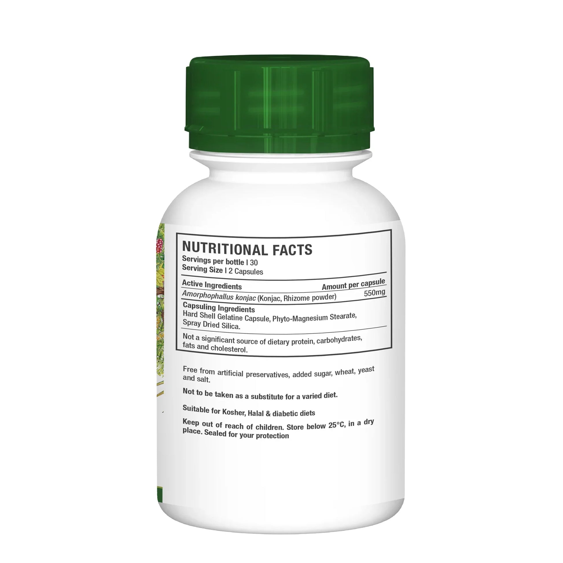 NUTRIHERB - Konjac Glucomannan 90 Capsules | One Life Health